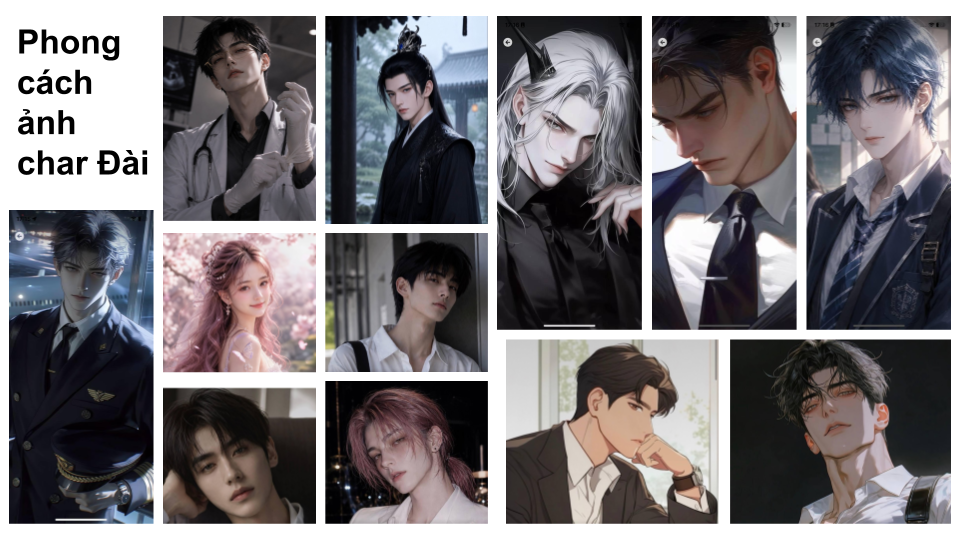 Moodboard phong cách ảnh char Đài: chân dung nhân vật bán thực theo gu Hàn – Nhật