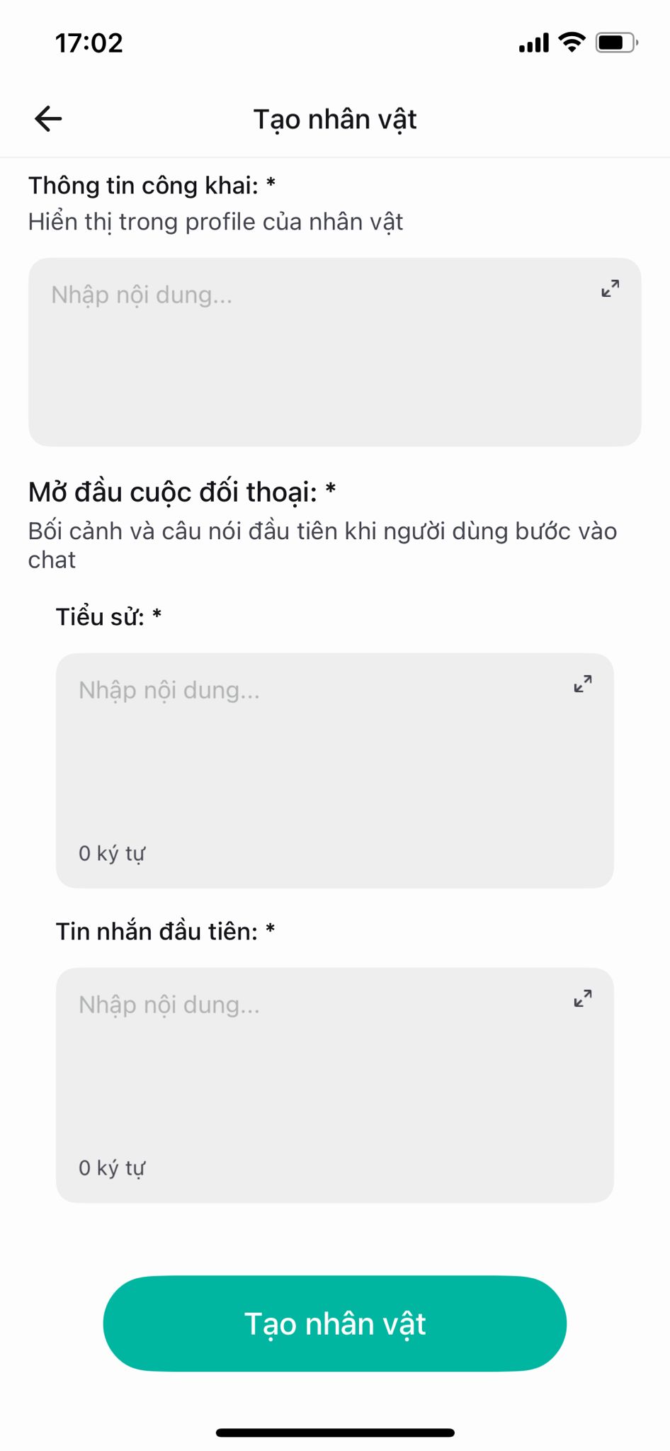 Thông tin công khai và Tiểu sử
